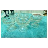 1950s colonial.glass low sherbet / ice cream c