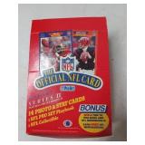 Full box 1989 Pro set 36 ct football trading cards