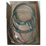 10 ct 6" hose clamps