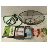 Asst resistance bands, massage therapy capsule,