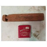 Wooden train whistle, the master key chromatic