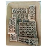 Asst gas stove grates, 3 styles