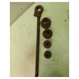 Pipe threader w/ 4 dies