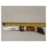 Parker IMAI K267 knife in leather sheath, Japan