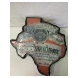 Plastic Budweiser illuminated advertising 23x22x5