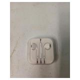Apple earbuds, corded