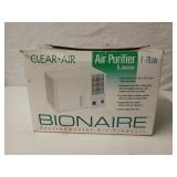 Clean Air air purifier and ionizer F-70sw in box,