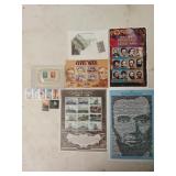 Civil War stamps, great ships, faces of the