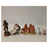 Triple Oast by David Winter, calf roping