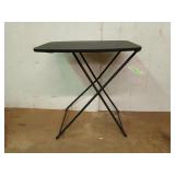Plastic folding table 26 x 18 up to 28" tall