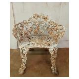 Cast iron chair 26x24x18