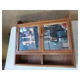 Oak 2 door medicine cabinet 27x30x7