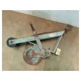 Hand crank boat winch