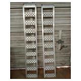 Pair of aluminum ramps 76 x 12.75