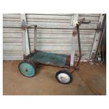 4 wheeled rolling cart with handle 26x15x27