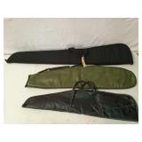 3 soft sided gun cases 36" & 48"