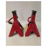 Pair of 3 ton jack stands