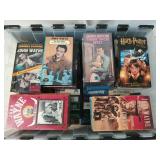 Plastic tub of 65 assorted John Wayne and other