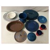 Asst enamelware pieces