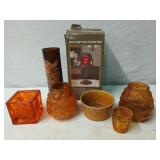 Citronella candles, candle holders, tea light