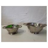 2 colanders 9.5" & 7"