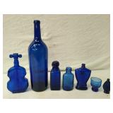 Cobalt glass collection