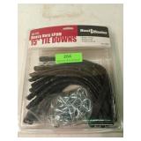 20 Pc heavy duty 15" tie downs
