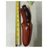 Schrade USA 1580T Old timer knife in leather