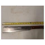 Stainless 11.5" cleaver knife X C X