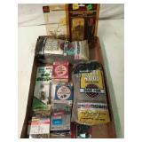 Steel wool, grill igniter, hardware, pig rings,