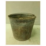 Galvanized pail with handle 9 x 10.5