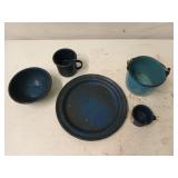 5 pcs enamelware