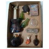 Asst glass perfume bottles, universal studios