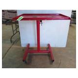 Rolling shop cart table 34x29x21