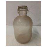 1 gallon glass jar, lid broke