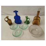 Asst glass pieces