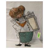 Metal kitchen decor 24x15