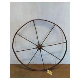 32" iron wheel