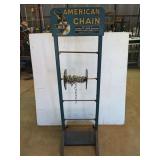 American Chain metal chain display 54x16.5x20