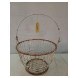 Metal basket 14 x 9