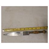 TRES PIEDRAS #1931 knife in leather sheath,