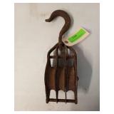 Antique block and tackle