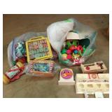 2 bags of assorted kids toys