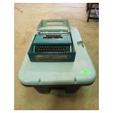 Plastic Rubbermaid action packer tote, Ventura