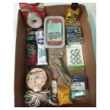 Nails, s hooks, string trimmer line, paracord,