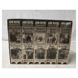 John Wayne collection VHS tapes