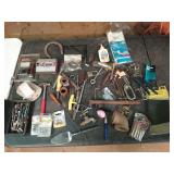 New multi tester, small socket set, asst tools,