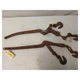 Pair of 7/16" - 1/2" chain boomers