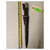 Elkhorn knife in sheath solingen, Germany 9.5"