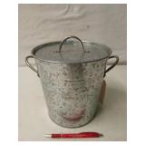 Galvanized ice bucket 8x8